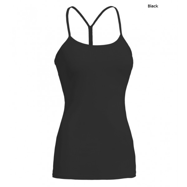 Eurotard Microfiber Racerback Tank Top (Black) main image 1
